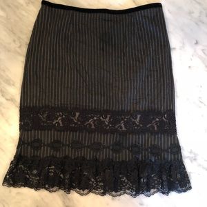 Nanette Lepore Black Flirty Skirt